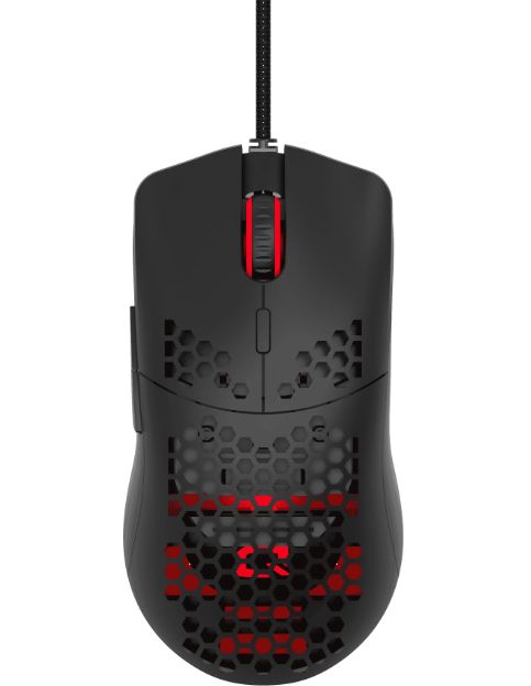QUANTUM GAMİNG Hive Honeycomb RGB Optical Gaming Mouse,12800 DPI,6 Macro,Huano Switch