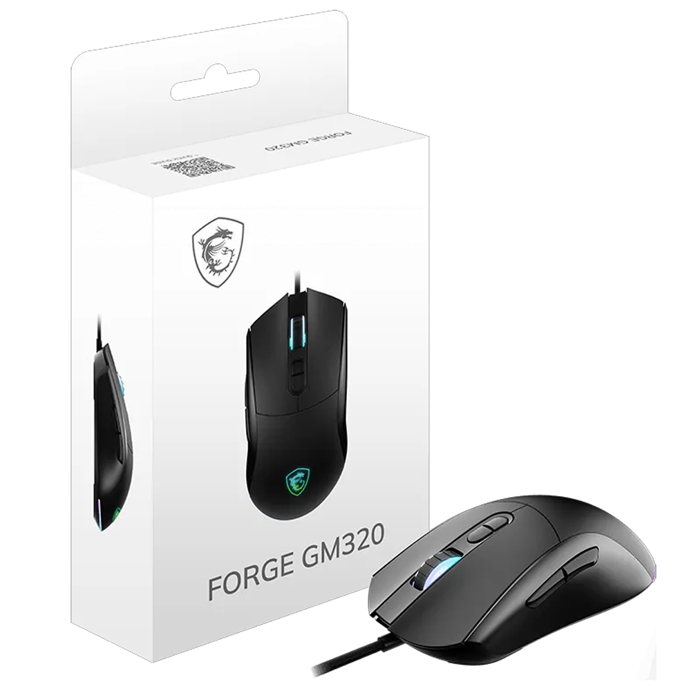 MSI FORGE GM320 Siyah Kablolu Gaming (Oyuncu) Mouse