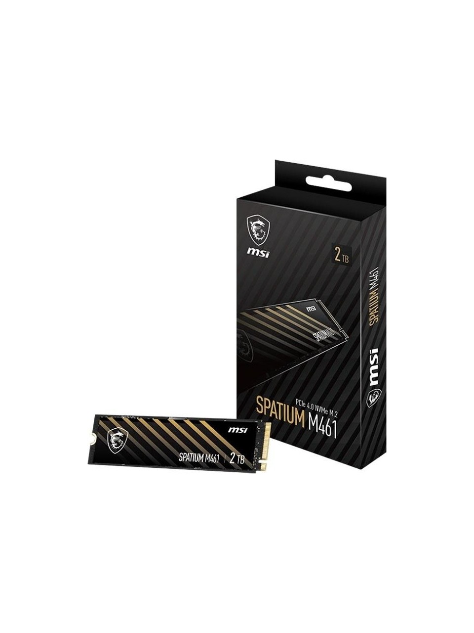 MSI 2TB SPATIUM M461 NVME M.2 SSD R:5000 W:4200,PCIe 4.0