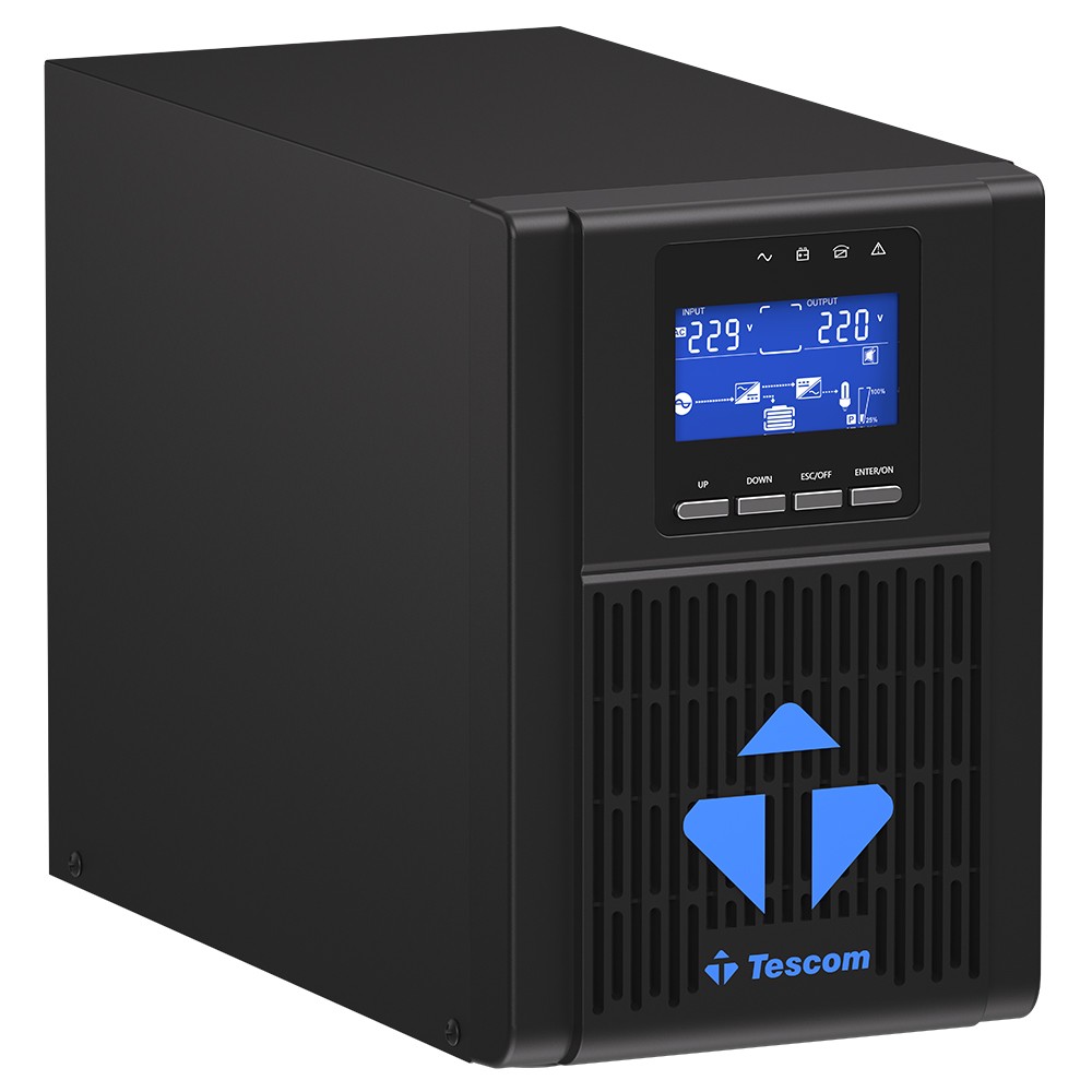 TESCOM NEOLINE 1KVA 2x12V/9AH 1F/1F ONLİNE UPS 900040100  1KVA