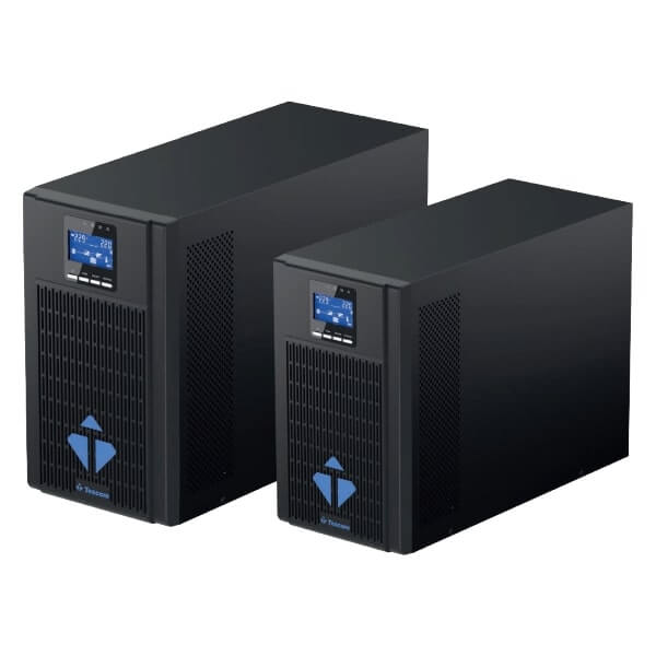 TESCOM TEOS+ 1KVA 2x12V/7AH Akülü NEOLİNE 1F/1F ONLİNE LCD Ekranlı 4/8 DK UPS 900040313