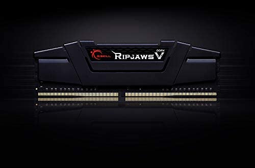 GSKILL 16GB (1x16) RipjawsV Siyah DDR4 3200Mhz F4-3200C16S-16GVK CL16 1.35V Tek Modül Ram