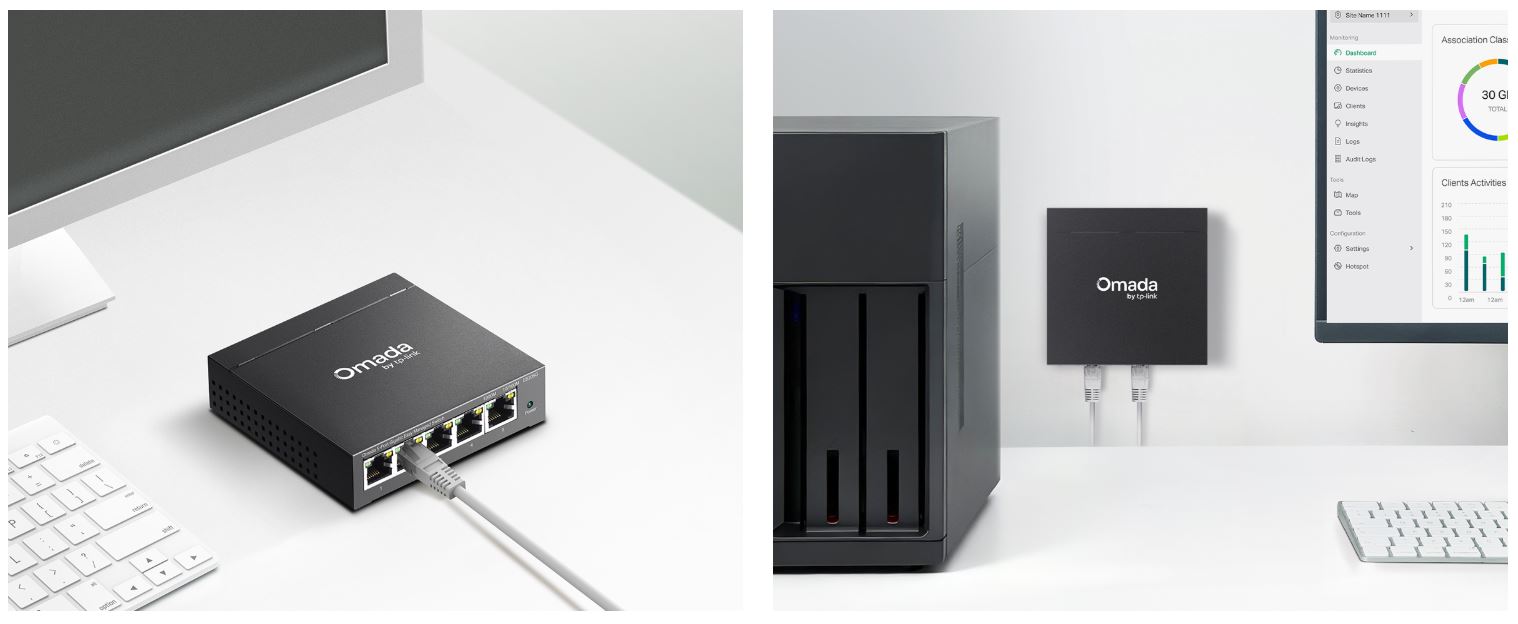 TP-LINK OMADA ES205G 5 PORT RJ45 GIGABIT KOLAY YÖNETİLEBİLİR SWITCH