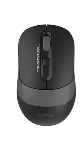 A4 TECH FG10CS Air2 Siyah-Gri 2.4 Nano 2000Dpi Şarjlı Sessiz Silent Mouse