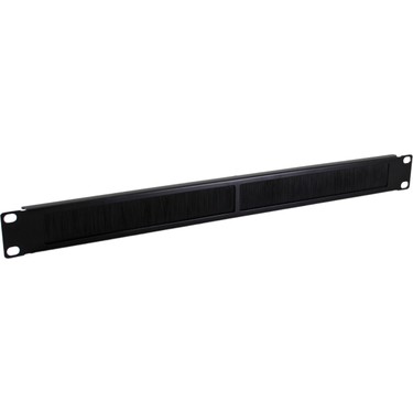 ORGANİZER N-1UF19 1U 19" Fırçalı Kablo Geçiş Paneli (Siyah) ORGANİZER